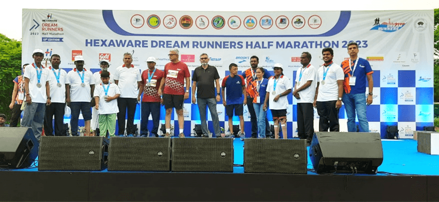 July 23 Walk India distribution for Hexaware DRHM 5